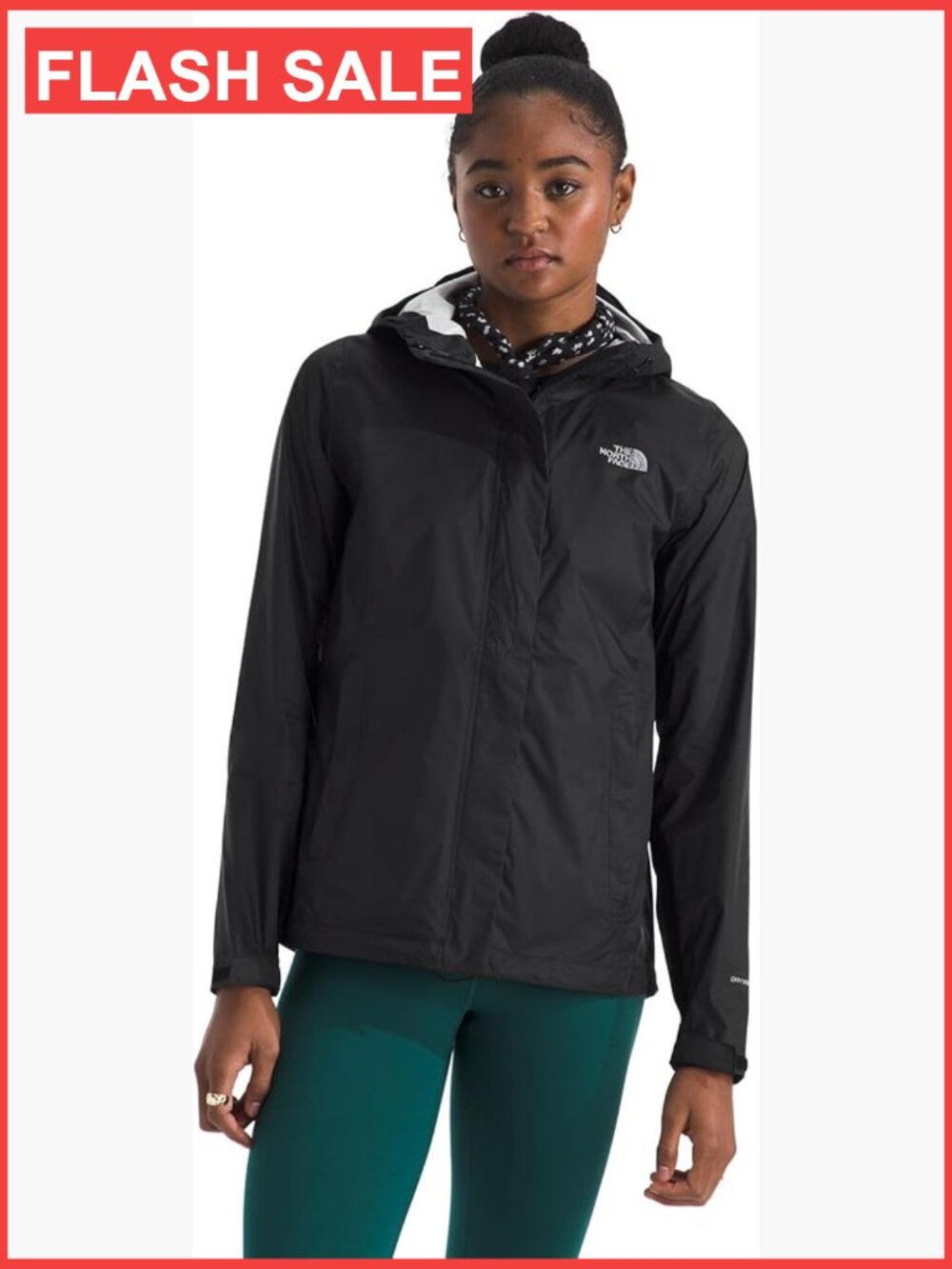 Women's Venture 2 Waterproof Hooded Rain Jacket with Pit-Zips